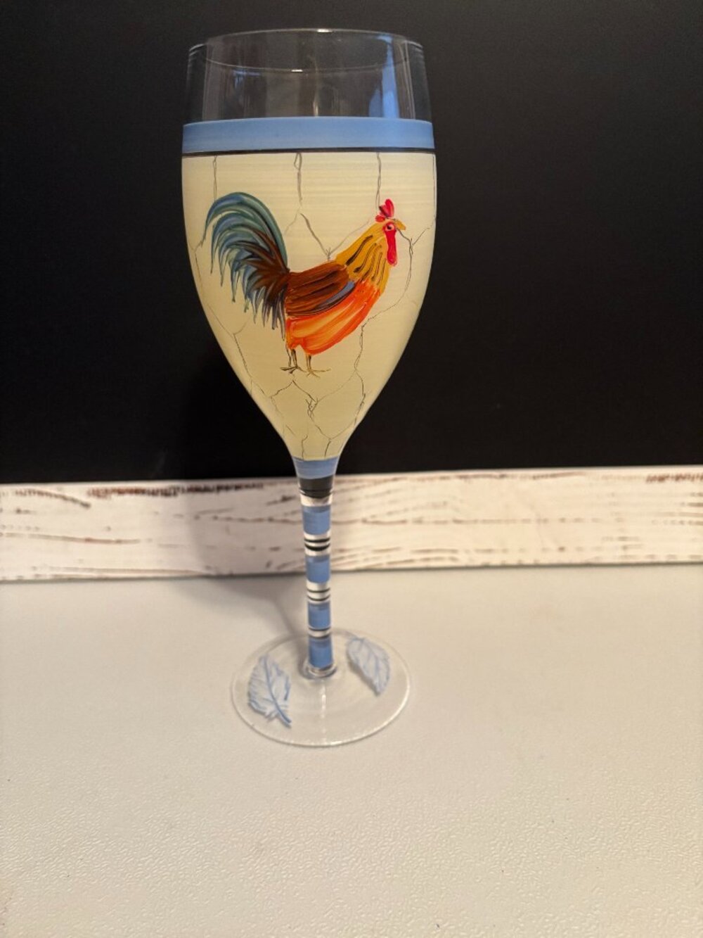 Rooster Glass